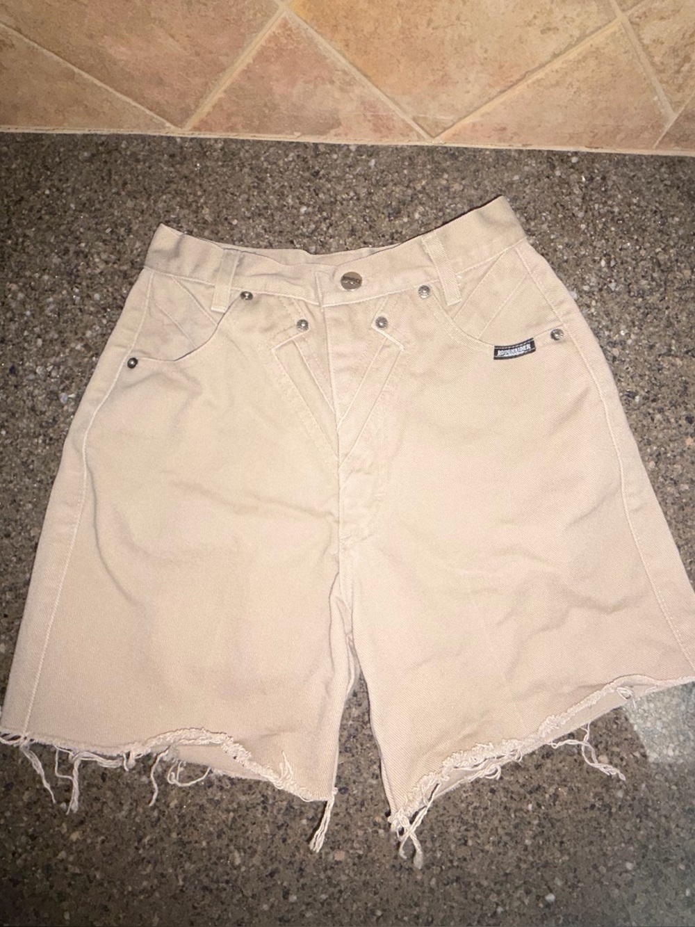 Roughrider Cutoff Jean Shorts - High Waisted
